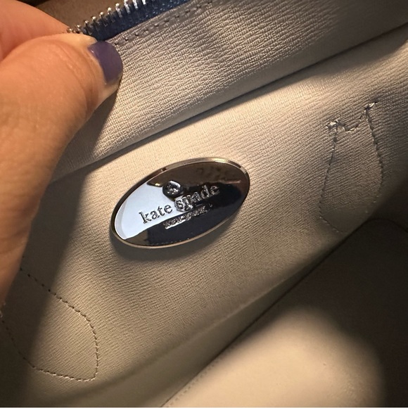 Kate Spade Darcy Small Satchel Blue - Picture 5 of 6